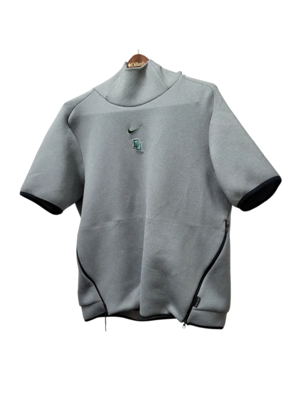 Nike Baylor Bear Embroidered Logo Unisex Short-Sleeves Hoodie Sweatshirt Large